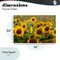 Stupell Industries Central Sunflower in Meadow Canvas, design by Andy Crawford